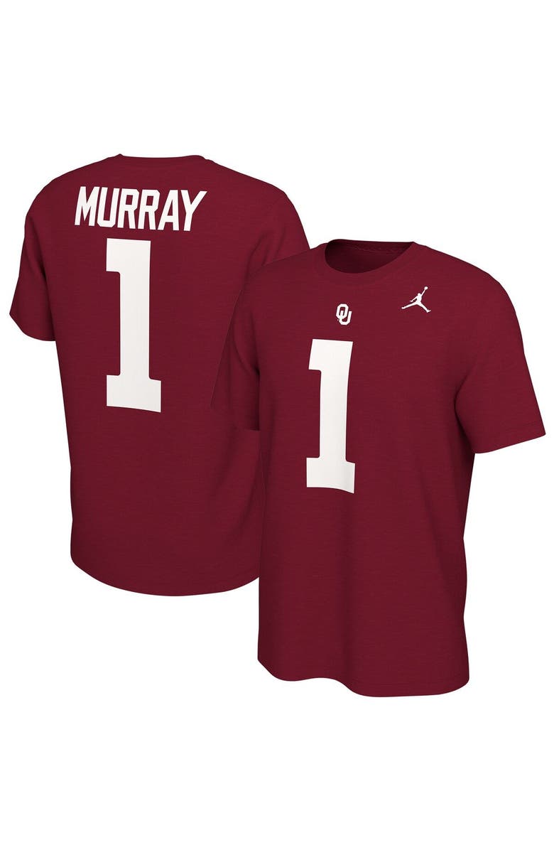 Jordan Brand Men's Jordan Brand Kyler Murray Crimson Oklahoma Sooners Alumni Name & Number T-Shirt, Main, color,
