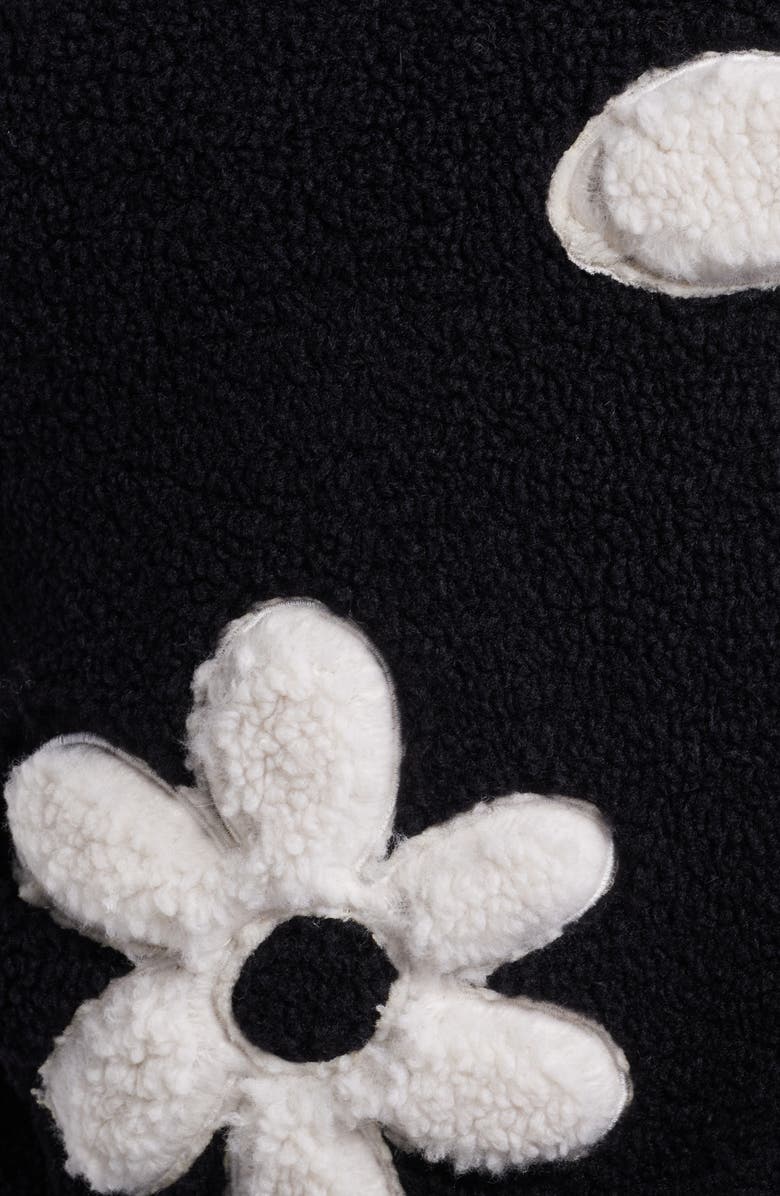 Thread & Supply High Pile Fleece Floral Jacket, Alternate, color, 