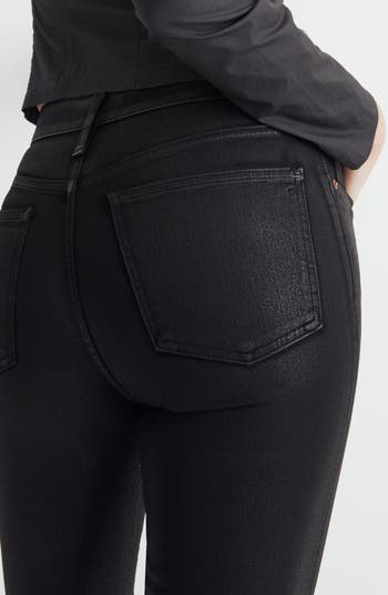 Kick Out Coated Crop Jeans