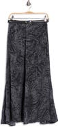JASON WU Printed Midi Skirt with Belt