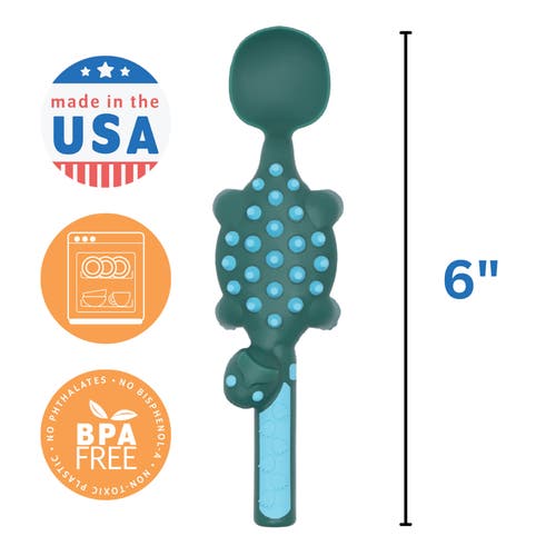 Constructive Eating Utensil And Divided Plate Set For Kids And Toddlers