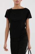 MANGO Metal Detail T-Shirt