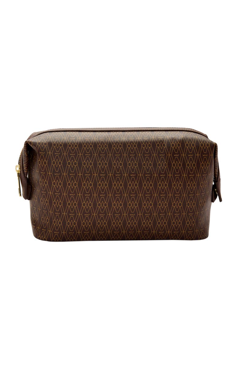 WOLF Signature Washbag, Main, color, Brown