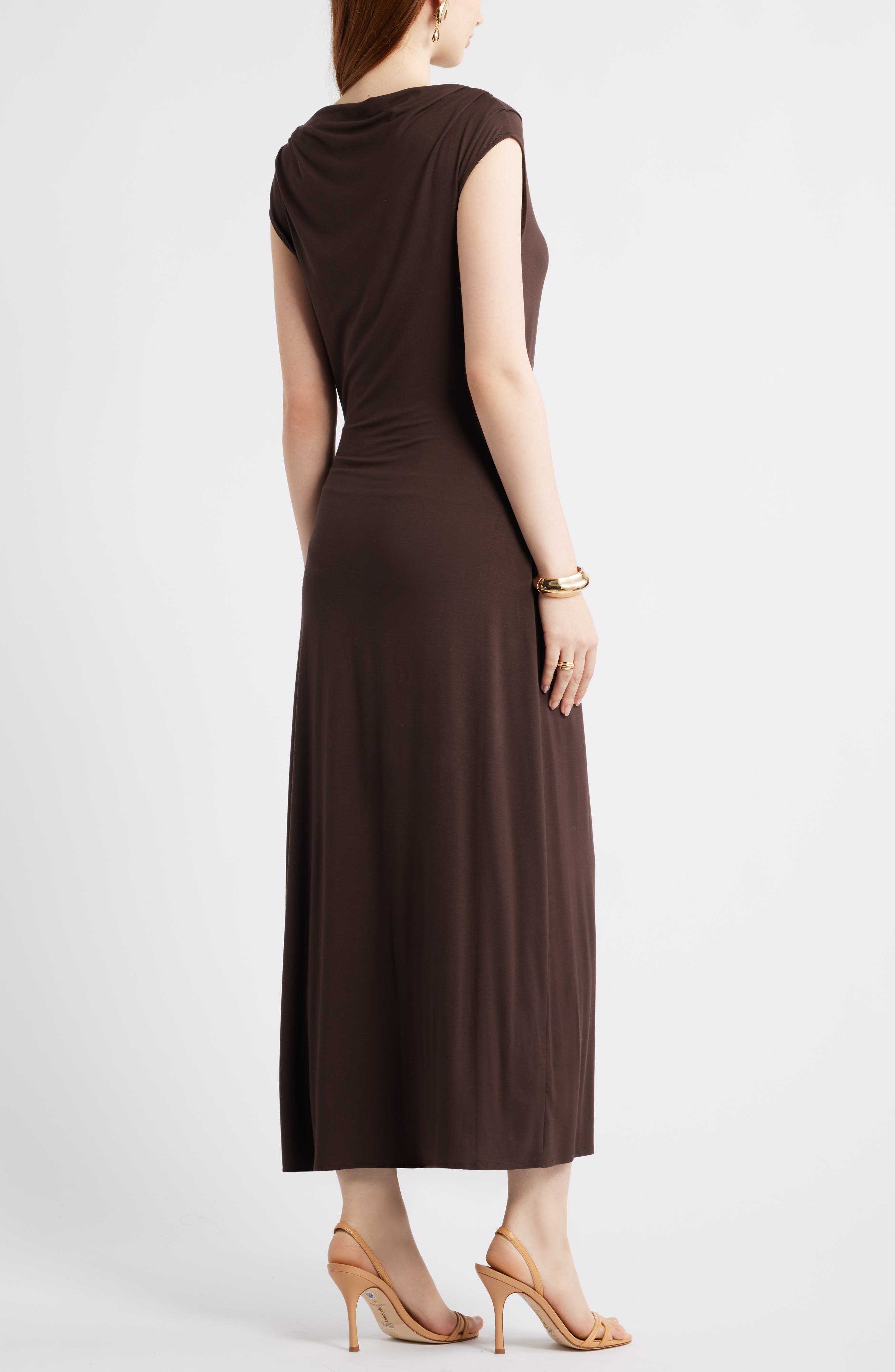 Belt Detail Side Ruched Dress - image 4