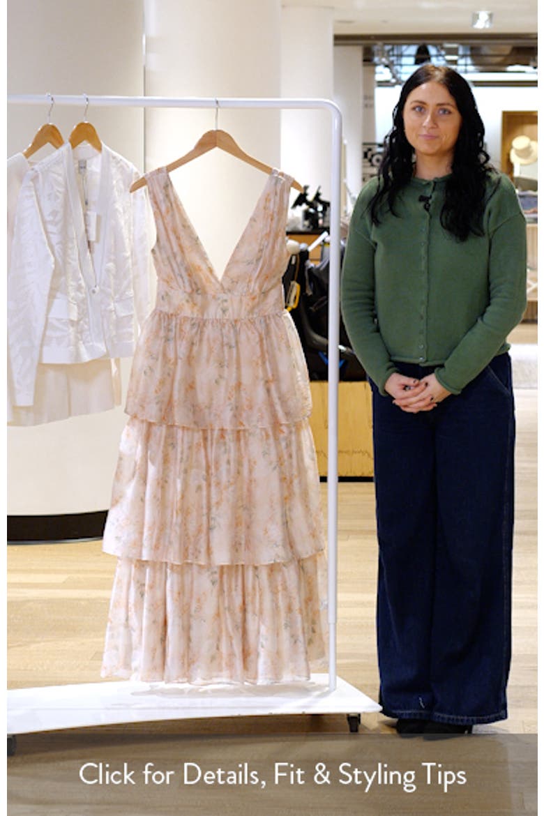 Vallia Tiered Maxi Dress video