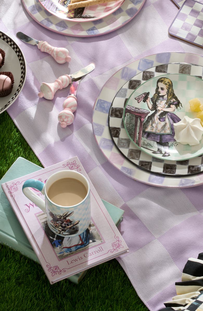 MACKENZIE CHILDS Royal Rabbit Mug, Alternate, color, Blue