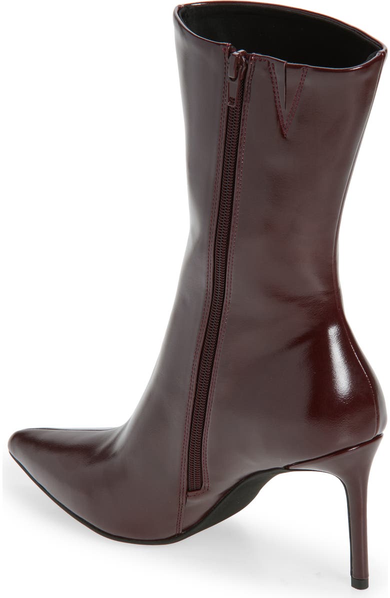 Jeffrey Campbell Everynight Pointed Toe Bootie, Alternate, color, Dark Wine Wax
