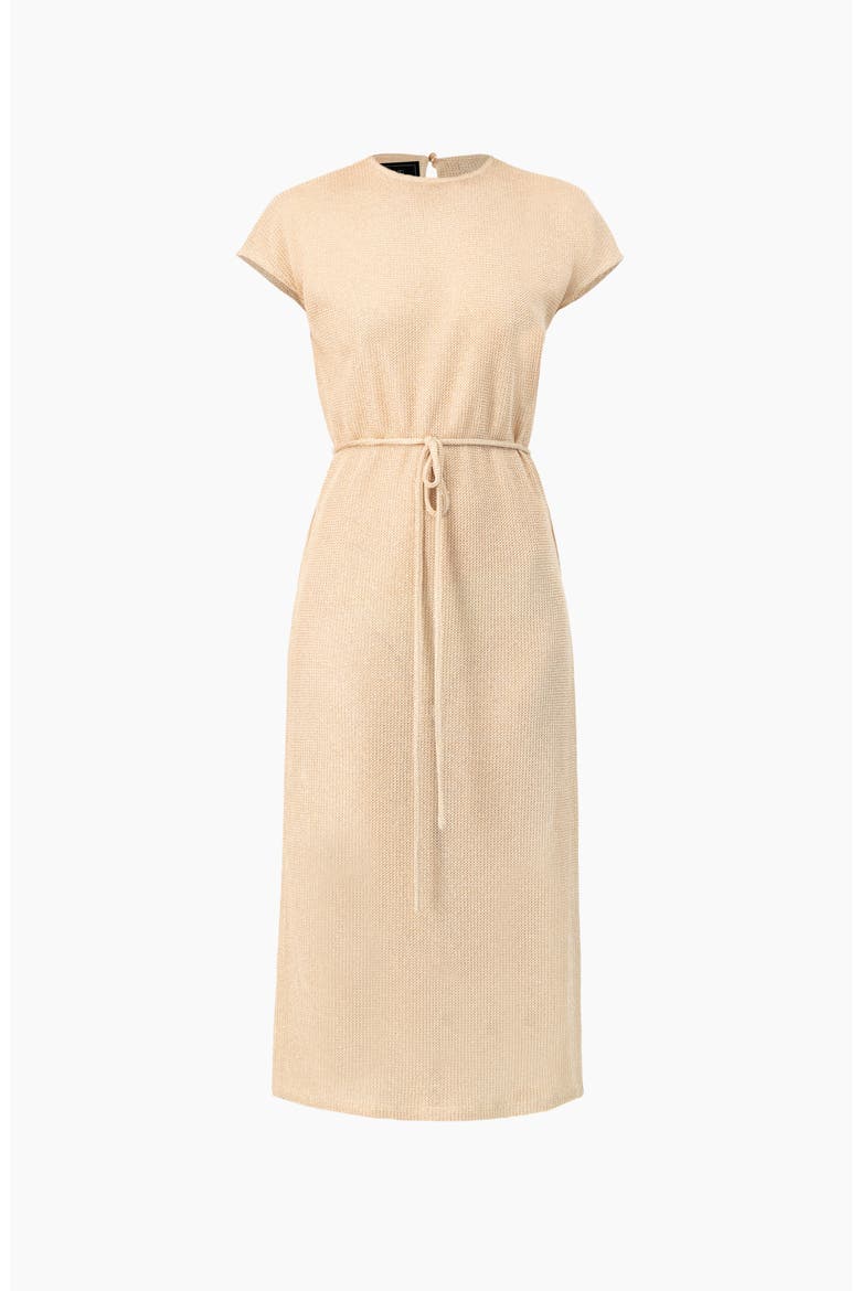 Knitted Tunic With Side Slits, Alternate, color, Gold
