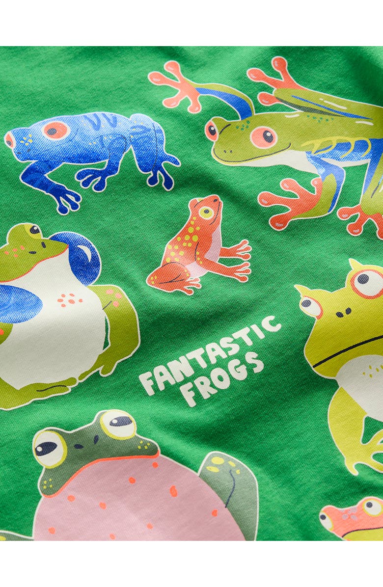 Mini Boden Kids' Fantastic Frogs Glow in the Dark Cotton Graphic T-Shirt, Alternate, color,