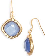 Karine Sultan Mocha Stone Drop Earrings