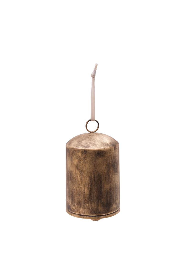 Bell Oversized Brass Christmas Tree Ornament, Alternate, color, Gold