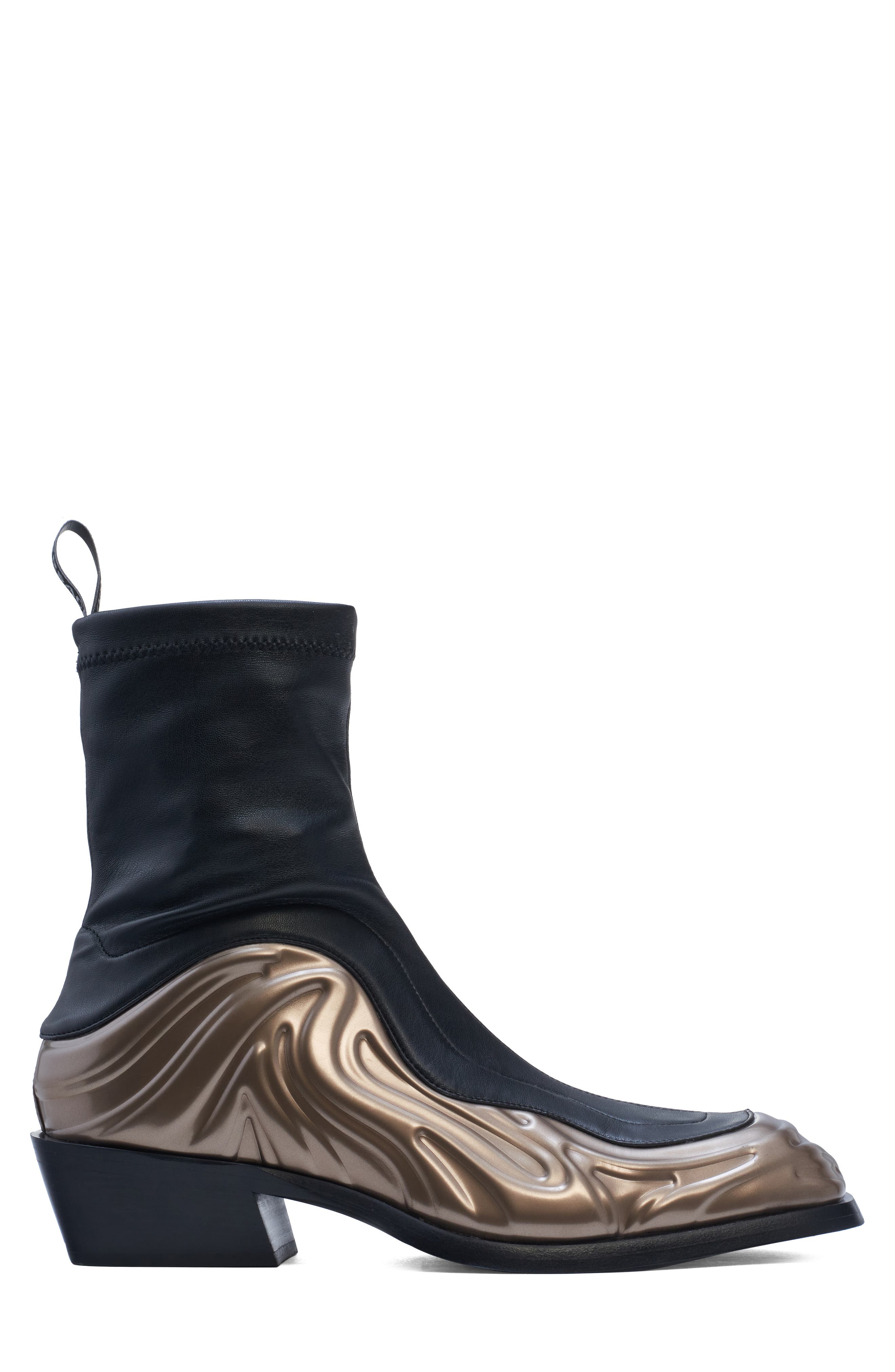 Versace Molded Foam Square Toe Boot, Alternate, color, 