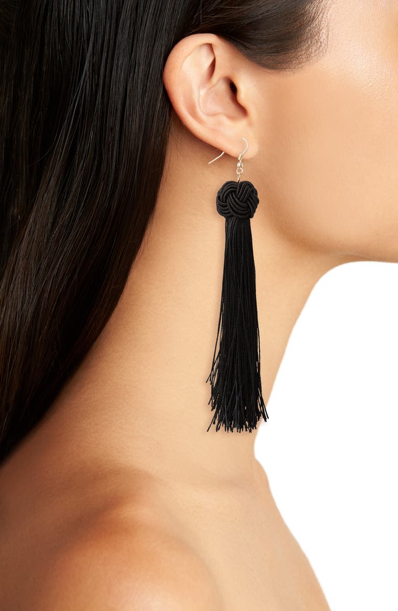 Kitsch Tassel Earrings, Alternate, color, 