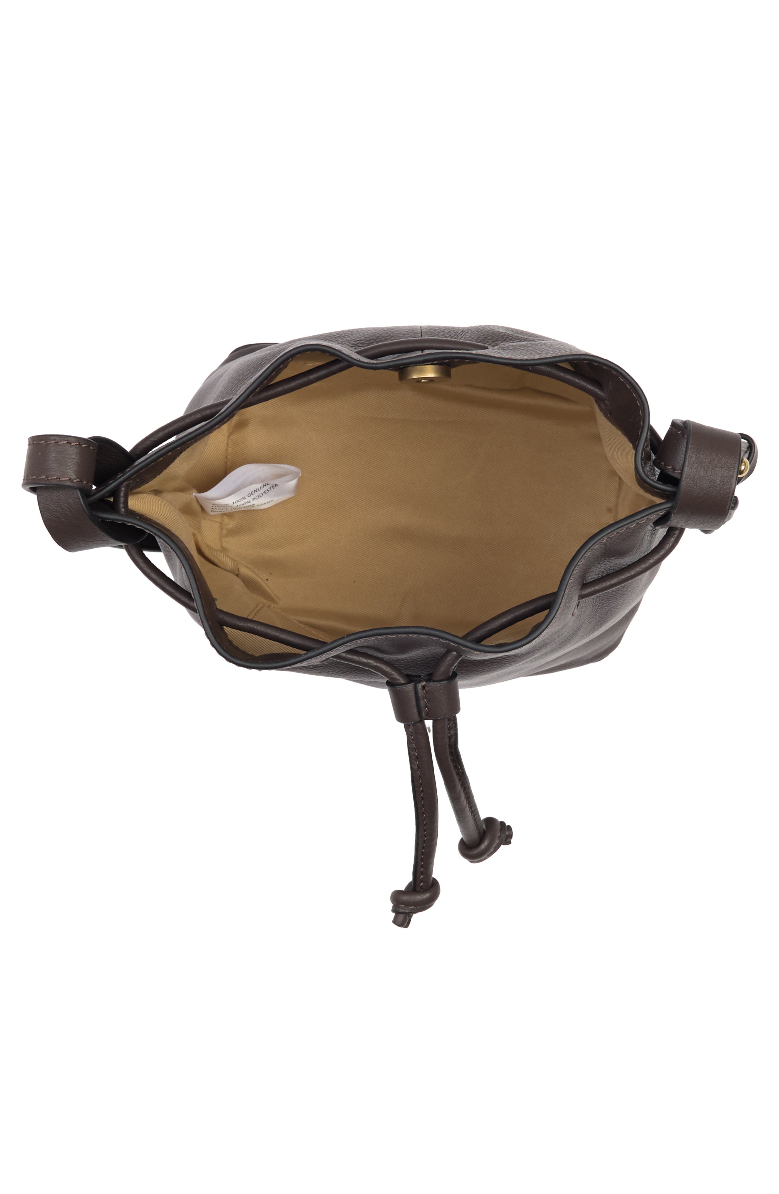 Lucky Brand José Leather Bucket Crossbody Bag, Alternate, color, 