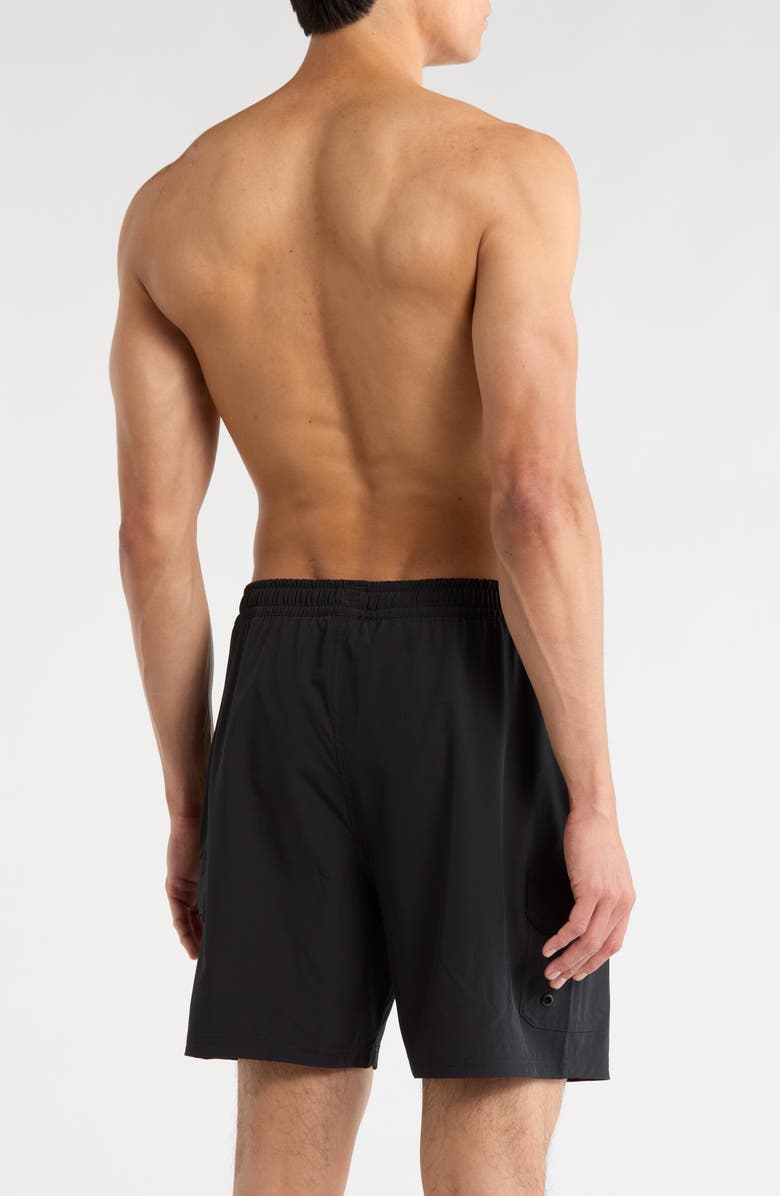 Billabong Cargo Volley Swim Shorts, Alternate, color, Black