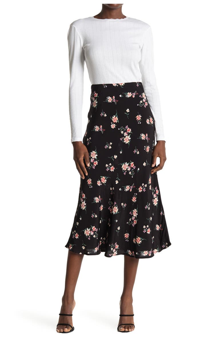 Elodie Printed Midi Skirt, Main, color,