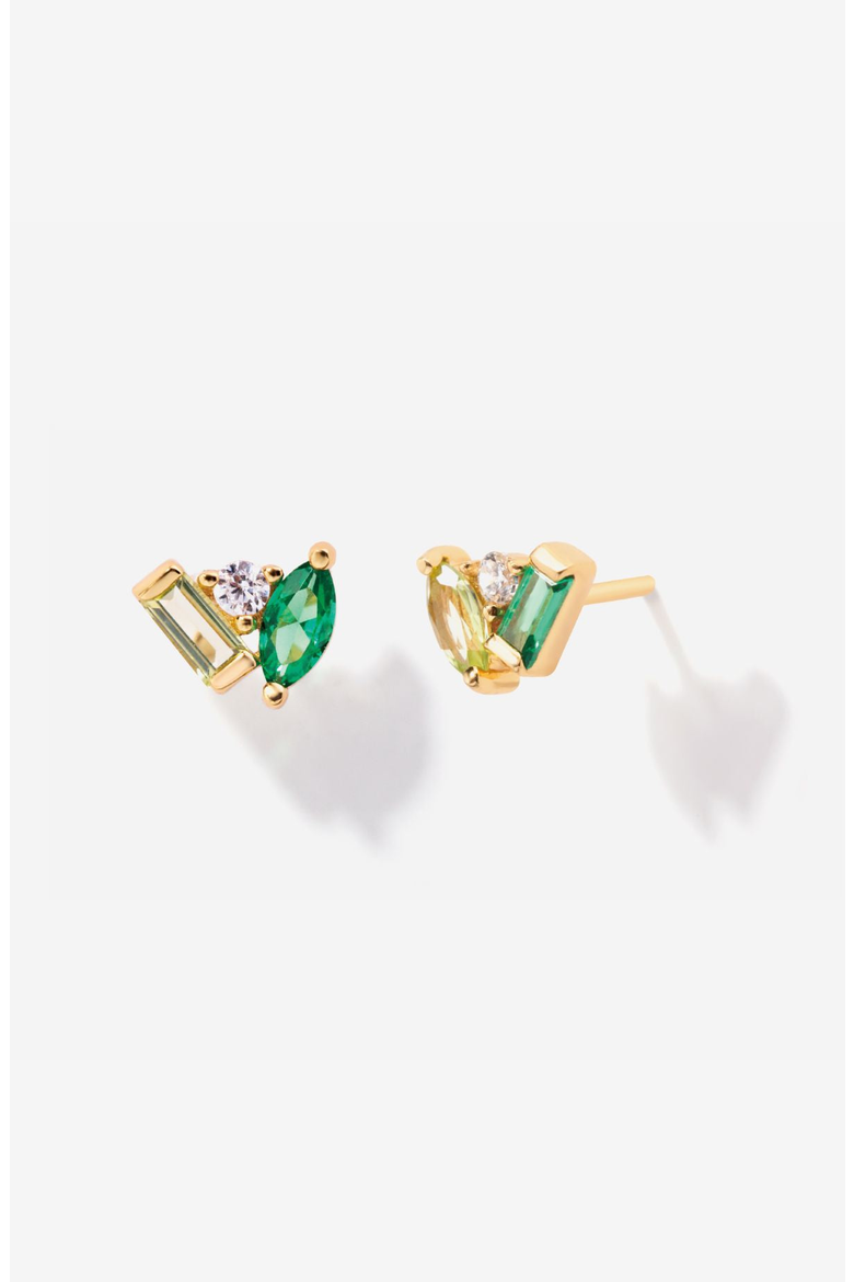 Seraphina Celeste Stud Earrings, Main, color, Tsavorite / Peridot