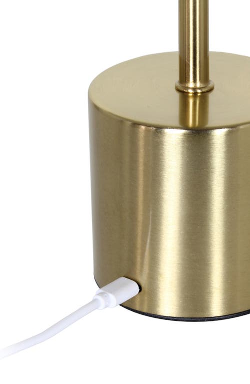 Lalia Home Touch Activated Wireless Lamp In Gold