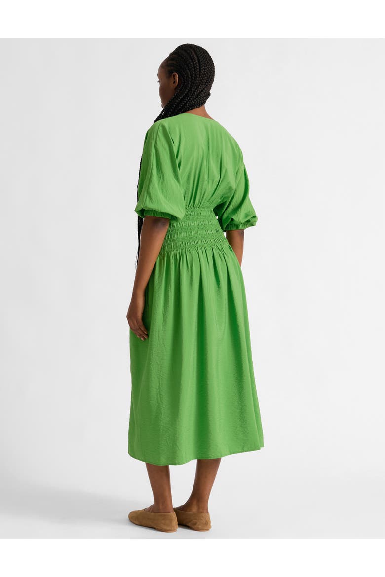 Air Flow Shirred Waist Dress, Alternate, color, Green