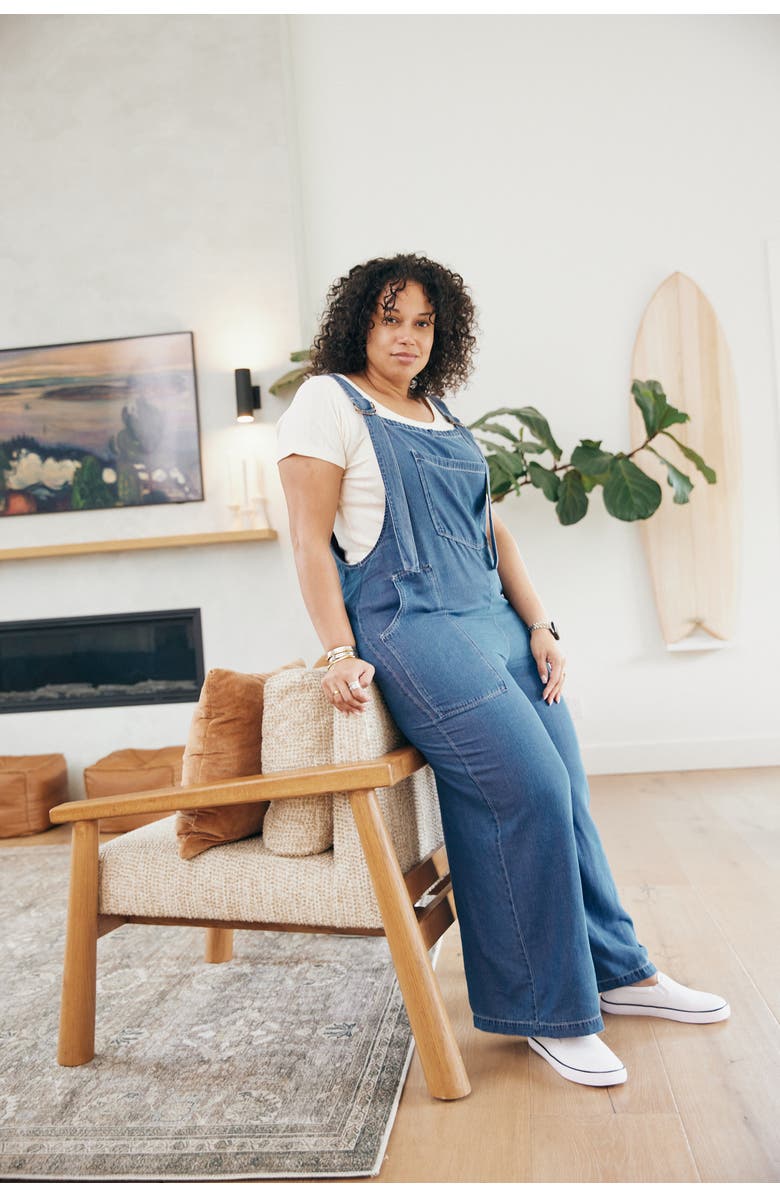 Known Supply Georgia Overall, Alternate, color, Dark Wash