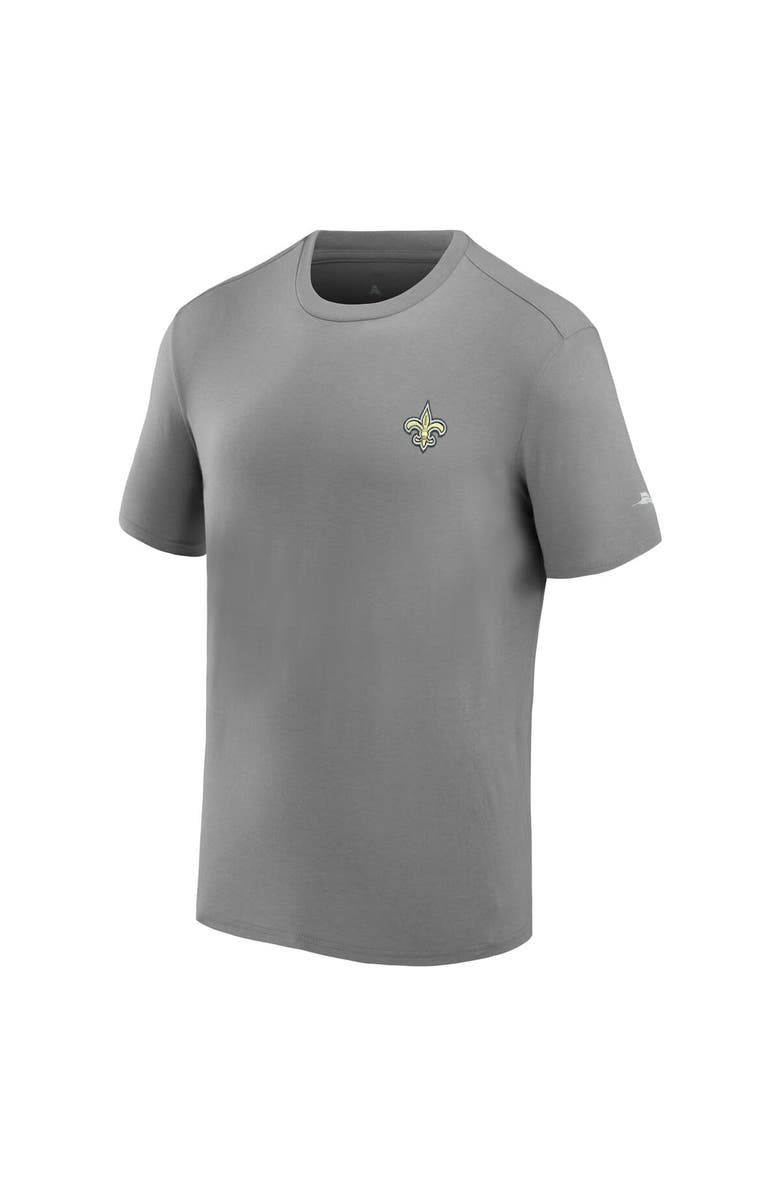 Tommy Bahama Men's Tommy Bahama Gray New Orleans Saints Thirst & Gull T-Shirt, Alternate, color, 