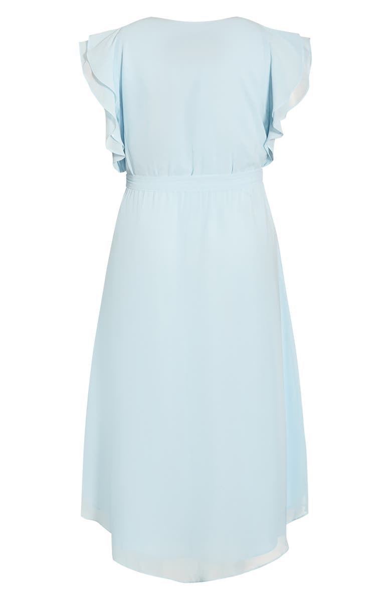 City Chic Sweet Flirt Wrap Dress, Alternate, color, 