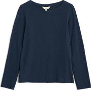 Seasalt Cornwall Easel Long Sleeve Stretch Organic Cotton Top