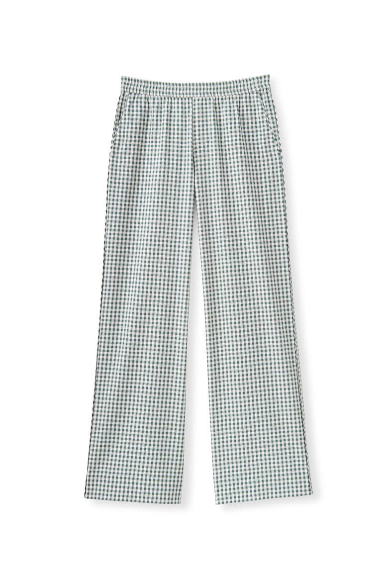 Mia Gingham Pant, Alternate, color, Moss