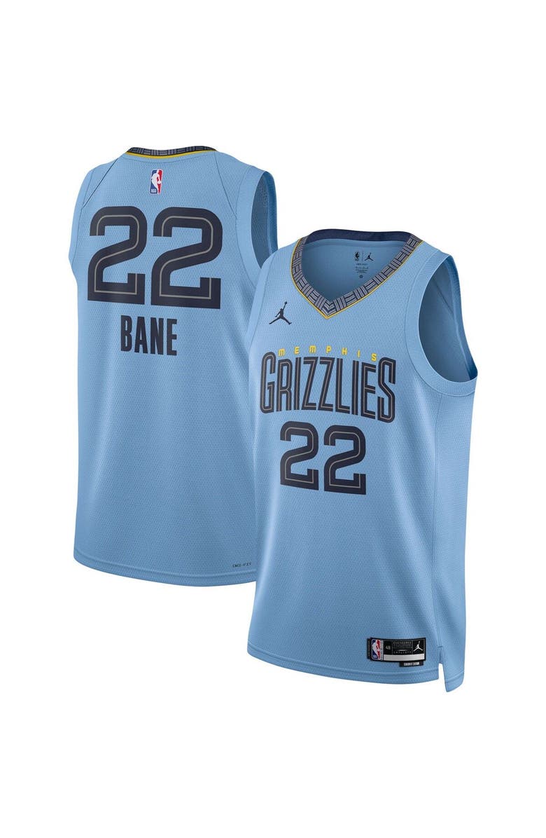 Jordan Brand Unisex Jordan Brand Desmond Bane Light Blue Memphis Grizzlies Swingman Jersey - Statement Edition, Main, color,