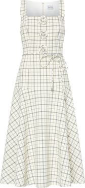 Milly Mira Plaid Midi Dress