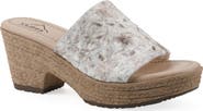 CLIFFS BY WHITE MOUNTAIN Biancia Platform Slide Sandal