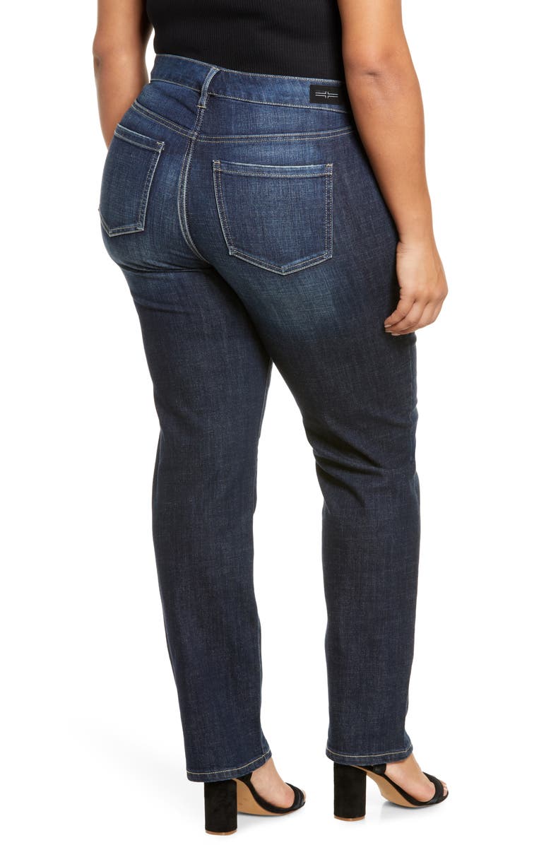 Liverpool Los Angeles Kennedy Welt Pocket High Waist Straight Leg Jeans, Alternate, color,