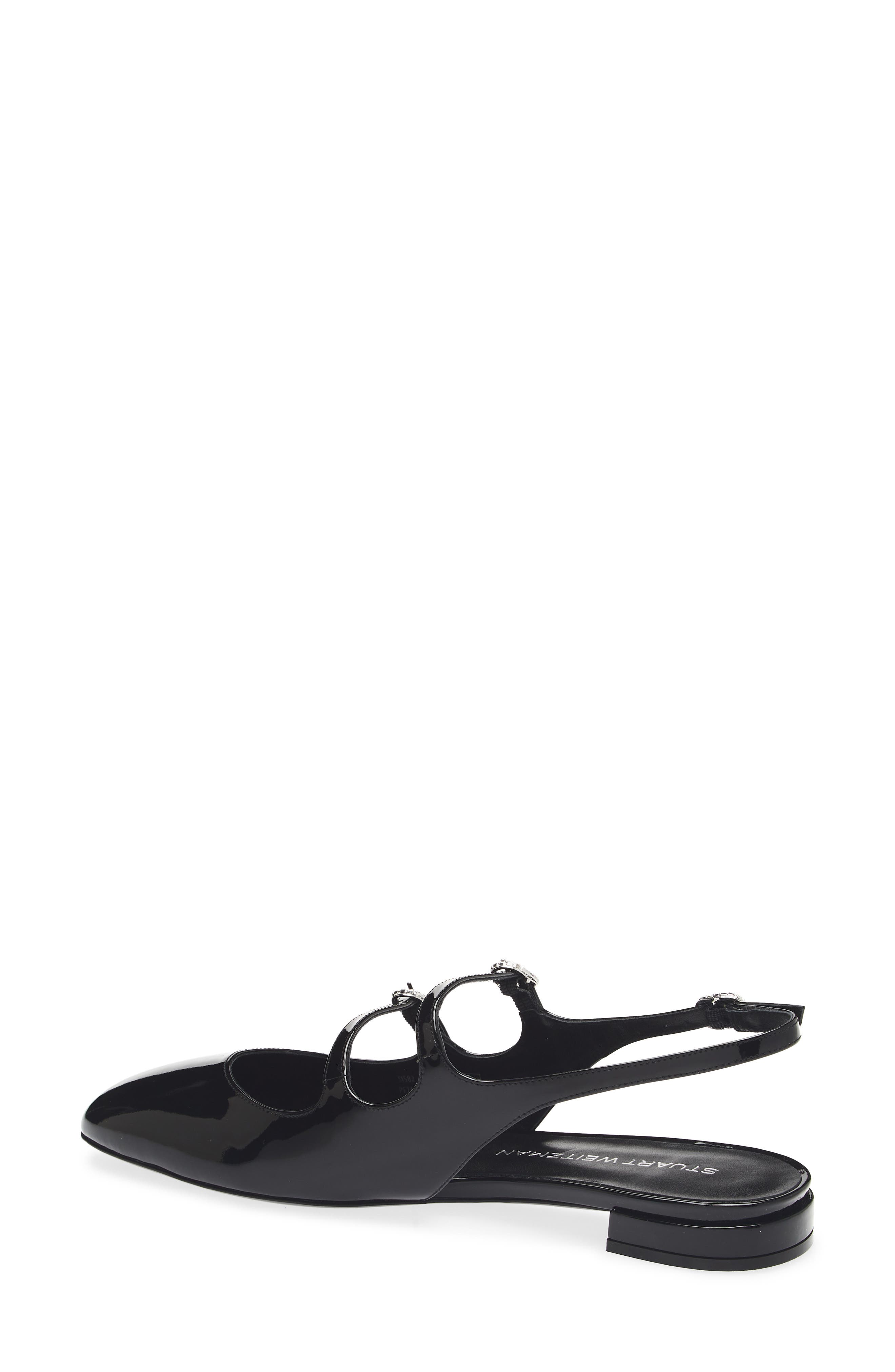 Stuart Weitzman Claris Slingback Mary Jane, Alternate, color, Black