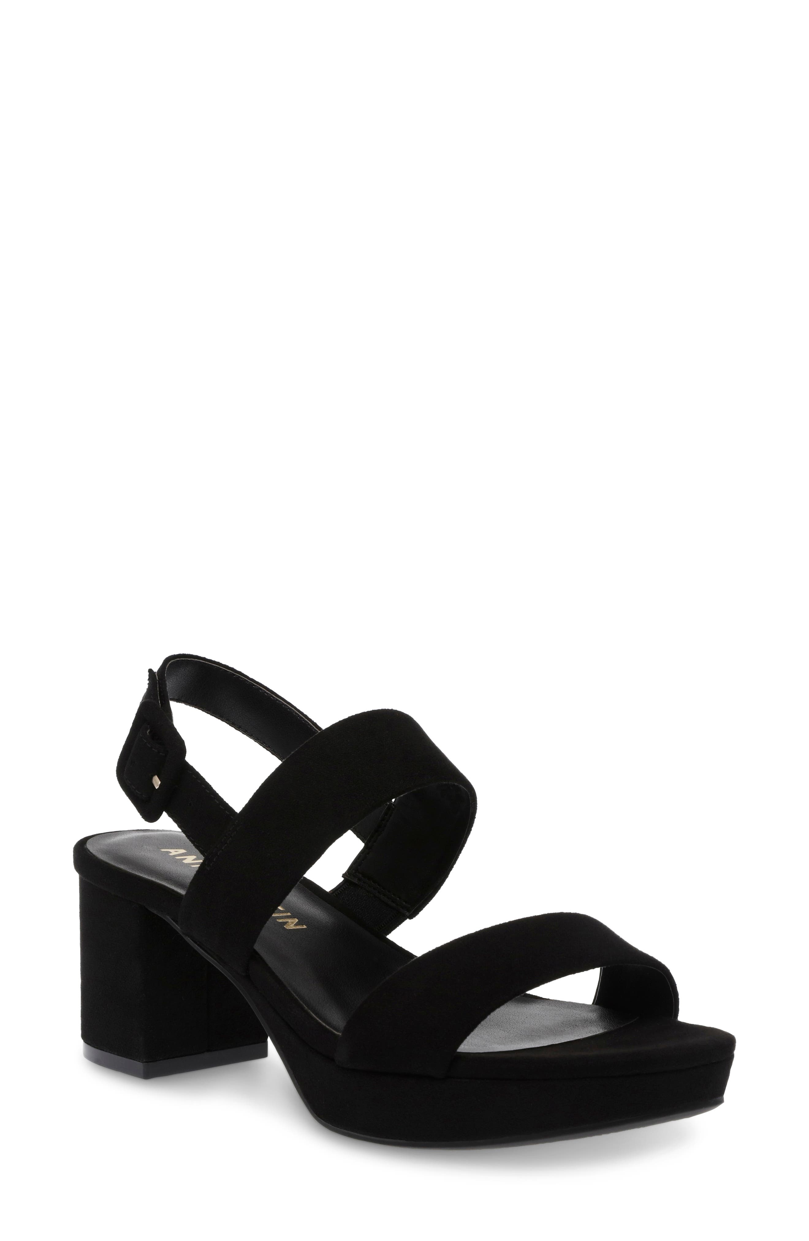 Anne Klein Priyanka Block Heel Sandal, Main, color, 