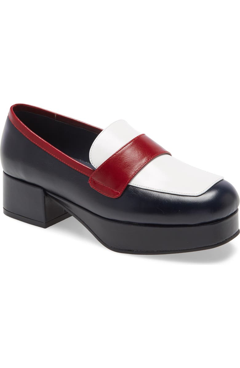 Jeffrey Campbell Student Platform Loafer, Main, color,