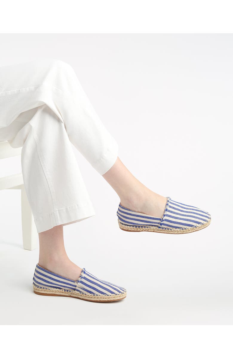 Draper James Awning Stripe Espadrille, Alternate, color,