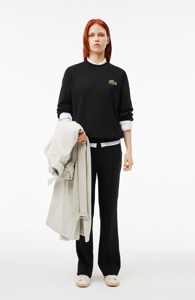 Lacoste Loose Fit Cotton French Terry Sweatshirt, Alternate, color,