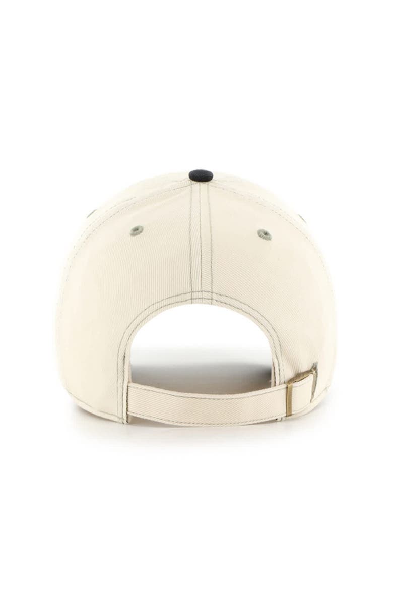 Men's '47  Natural/Black Los Angeles Dodgers Keepsake Collection Clean Up Adjustable Hat, Alternate, color, Natural