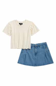 Kids' T-Shirt & Skirt Set