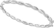 EFFY Sterling Silver Diamond Bangle Bracelet - 0.49ct.