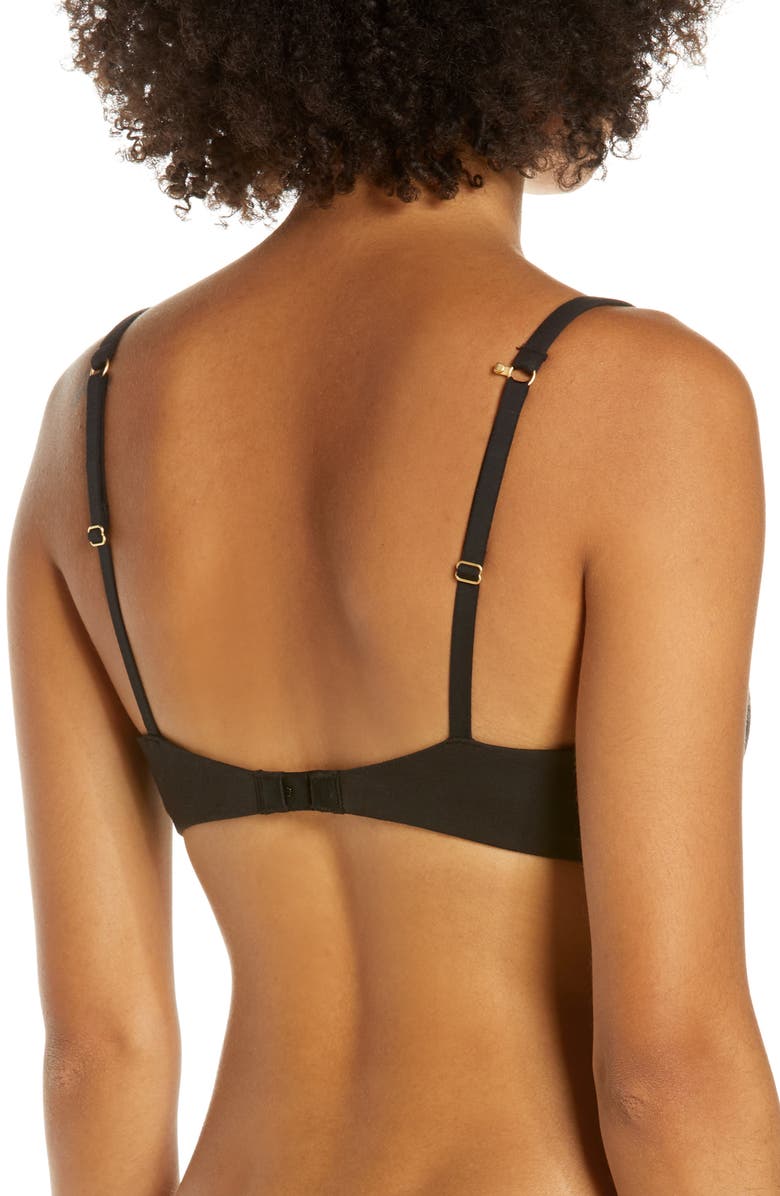 Madewell Shea Cotton & Modal T-Shirt Bra, Alternate, color, 