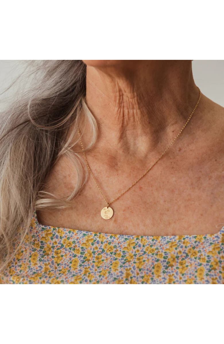 Sheena Marshall Jewelry Wild Daisy Pendant Necklace, Alternate, color, 14K Gold Fill