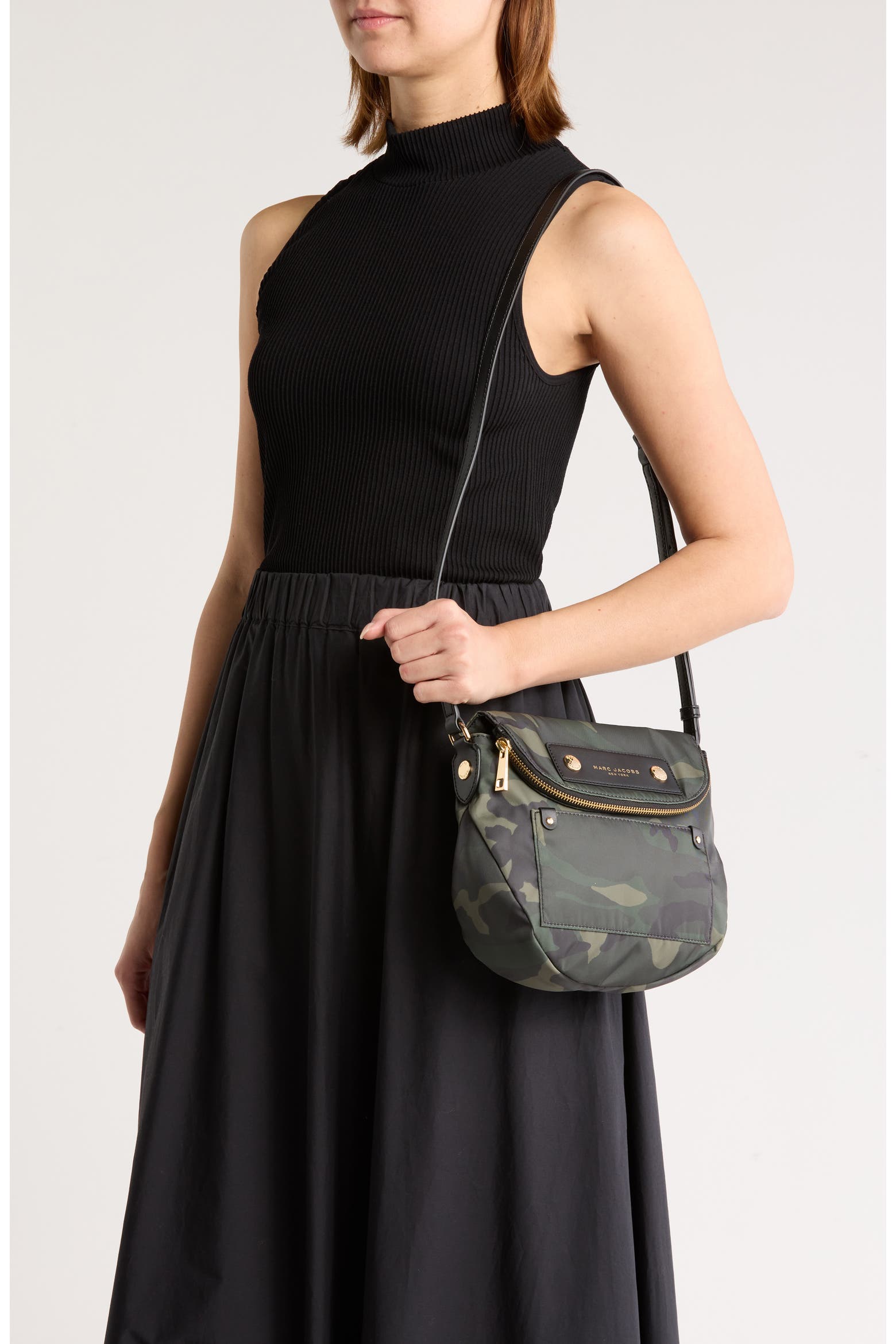 Preppy Mini Rug Marc Jacobs Camo Preppy Mini Messenger Bag (Women) | Nordstromrack