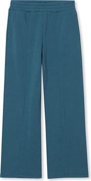 Lands' End Girls Fleece Wide Leg Pants