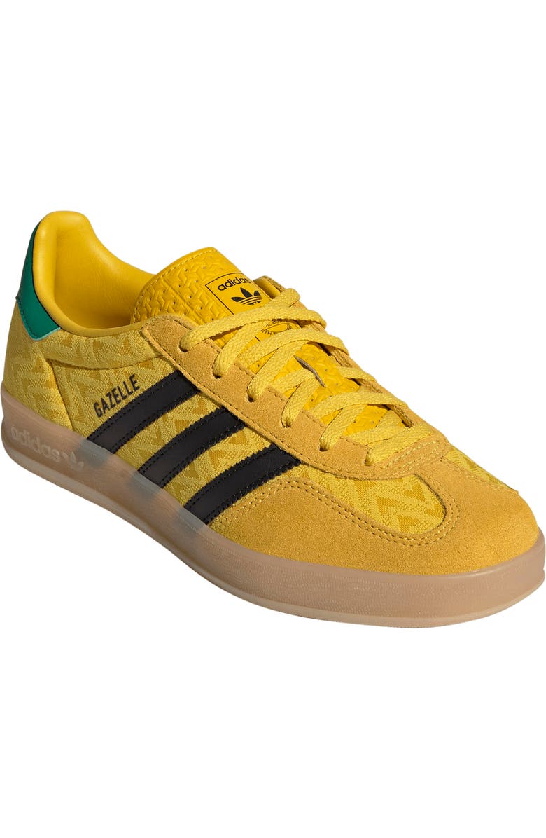 adidas Gazelle Indoor Sneaker, Main, color, Eqt Yellow/ Core Black/ Gum 3