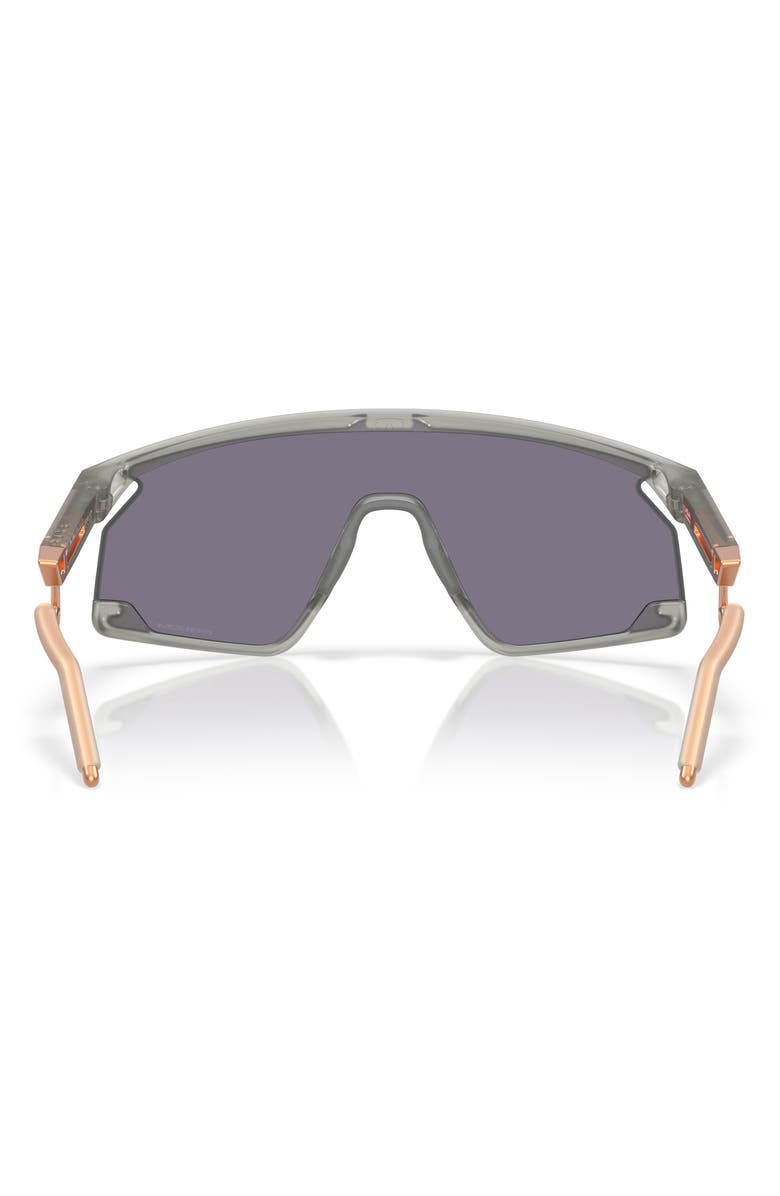 Oakley BXTR 39mm Polarized Rectangular Sunglasses, Alternate, color, Trans Grey Ink / Prizm Grey
