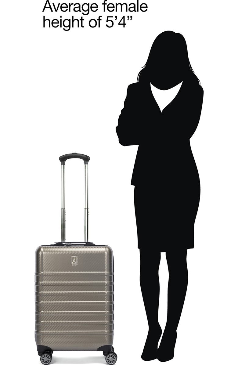 TRAVELPRO Rollmaster<sup>™</sup> Lite 2 20-Inch Hardside Carry-On Luggage, Alternate, color, Gold Carbon Fiber