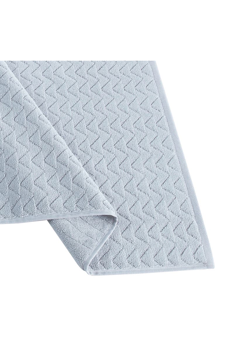 Brooks Brothers Herringbone Bath Mat, Alternate, color, Silver