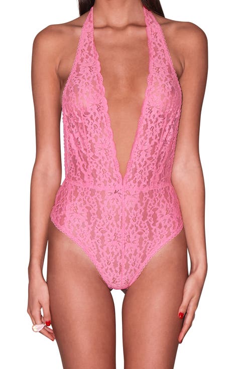 Lace Halter Teddy