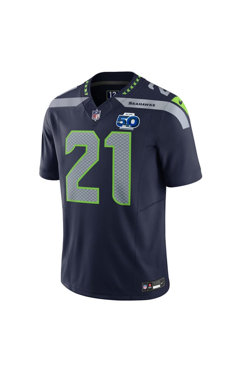 Nike Men's Nike Devon Witherspoon College Navy Seattle Seahawks Team 50th Season Vapor F.U.S.E. Limited Jersey, Alternate, color, College Navy